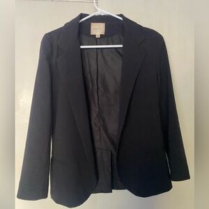 Silence & Noise open black blazer size S